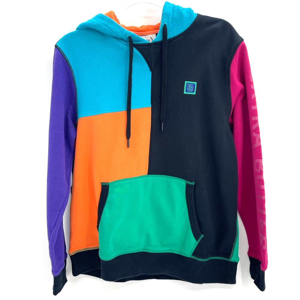EXTRA BUTTER DeVoe Colorblock Hoodie Women's Size S House Party Y2K Collection